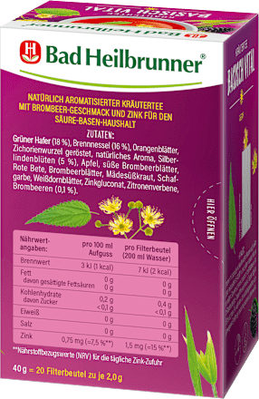 Kräutertee Basisch Vital Bad Heilbrunner
