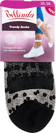 dámské ponožky Trendy, černé, vel.35-38 Bellinda