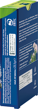 Tablety Valeriána pre pokojný a nerušený spánok Kneipp