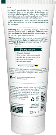 Muskel Aktiv Gel Kneipp