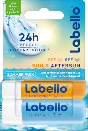 Balzam na pery SUN & AFTERSUN, letný balíček Labello