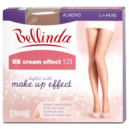 Pančuchové nohavice BB cream effect, L 44/48, almond Bellinda