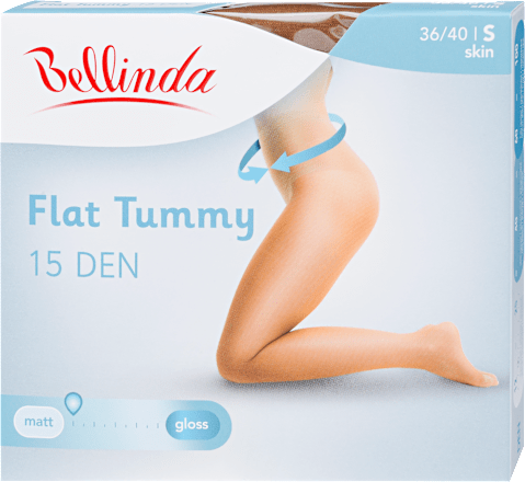 Harisnya, flat tummy, 15DEN, test S Bellinda