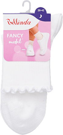 Női zokni, Fancy modal, fehér, 39-42 Bellinda