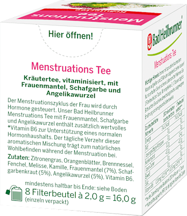 Kräutertee "Menstruations Tee" (8 Beutel) Bad Heilbrunner
