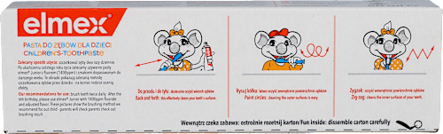 Pasta do zębów dla dzieci 0-6lat  elmex