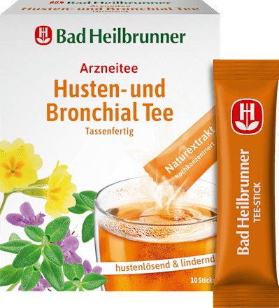 Arzneitee Husten- & Bronchialtee (10 Stück) Bad Heilbrunner