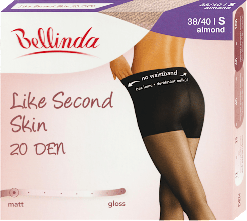 punčochové kalhoty Like Second Skin velikost 38/40, almond Bellinda