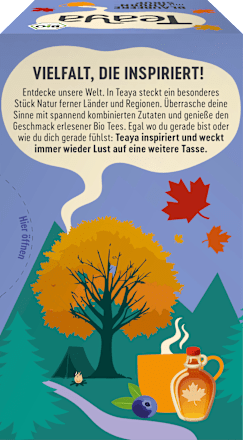 Früchtetee "Kanada" Blaubeere mit Ahornsirup (20 Beutel) Teaya