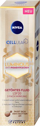 Cellular Luminous630 tonirana krema protiv pigmentnih mrlja, ZF 20  NIVEA