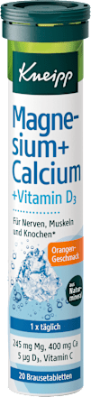 Magnesium + Calcium + D3 Brausetabletten Kneipp