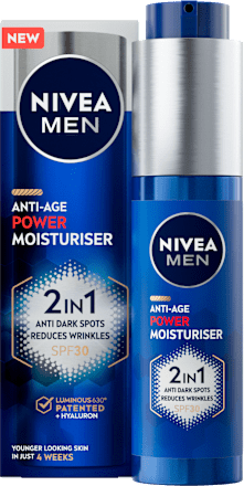 Krema za obraz Anti-age Power 2 v 1, ZF 30 NIVEA MEN