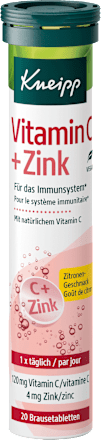 Vitamin C + Zink Brausetabletten Kneipp