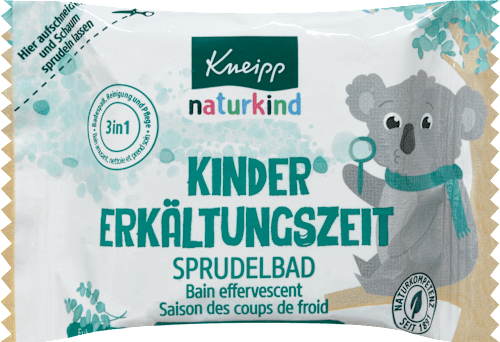 Kinder Erkältungszeit Sprudelbad Kneipp Naturkind