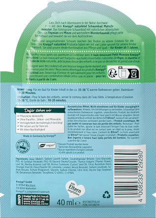 Schaumbad Matschmonster Kneipp Naturkind