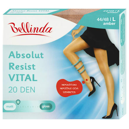 Harisnyanadrág Absolut Resist Vital, 20 DEN, amber L Bellinda