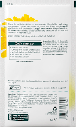 sůl do koupele na chodidla Kneipp