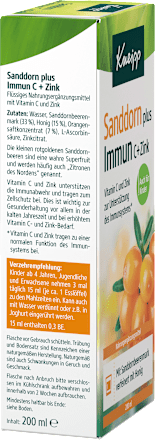 Sanddorn plus Immun C+ Zink Kneipp