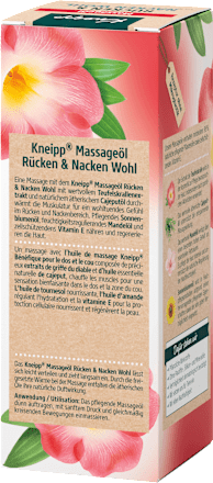 Massageöl Rücken & Nacken Wohl Kneipp