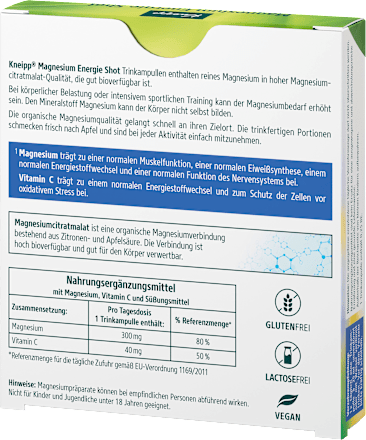 Magnesium Energie Shot Kneipp