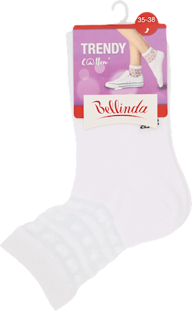 Skarpety Damskie Trendy Cotton Biały 35-38 Bellinda