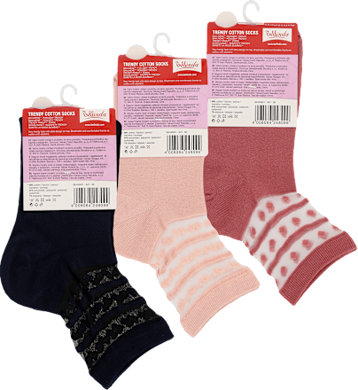 Skarpety Damskie Trendy Cotton Model Fashion 35-38 Bellinda