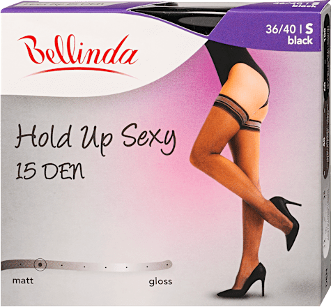 Combfix, hold up, 15DEN, fekete S Bellinda