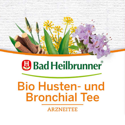 Arzneitee, Husten- & Bronchial Tee (12 Beutel) Bad Heilbrunner