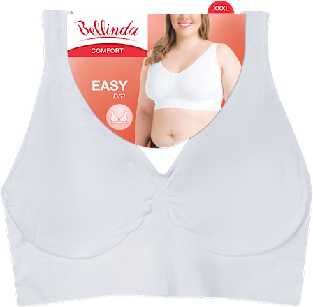 podprsenka EASY bílá, velikost XXXL Bellinda