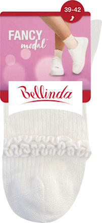 Női zokni, Fancy modal, fehér, 39-42 Bellinda