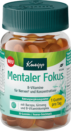 Mentaler Fokus Gummies Kneipp