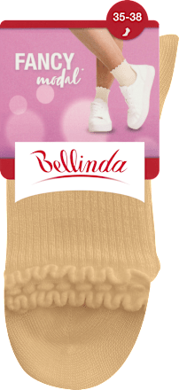 dámské ponožky FANCY modal, krémové Bellinda