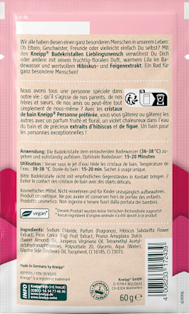 Badesalz Lieblingsmensch Kneipp