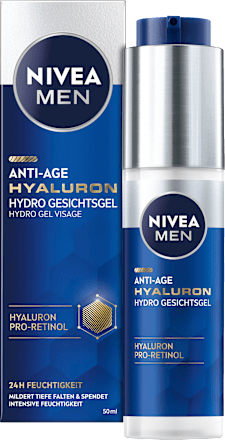 ANTI-AGE HYALURON PRO-RETINOL 24h gel za lice NIVEA MEN