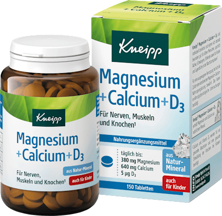 Tabletten Magnesium + Calcium + D3 Kneipp