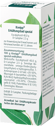 Erkältungsbad Spezial Kneipp