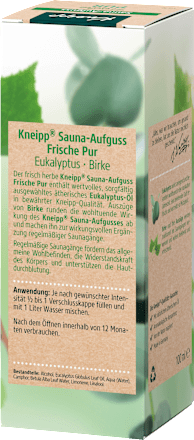 Sauna-Aufguss Frische pur Kneipp