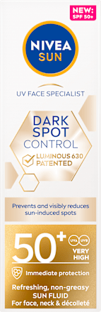 Fluid za zaščito kože obraza pred soncem Sun Luminous Dark Spot Control NIVEA SUN