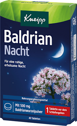 Tablety Valeriána pre pokojný a nerušený spánok Kneipp