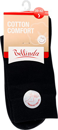 Női zokni, cotton comfort, kék 39-42 Bellinda