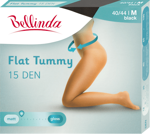 punčochové kalhoty FLAT TUMMY černé vel. M Bellinda
