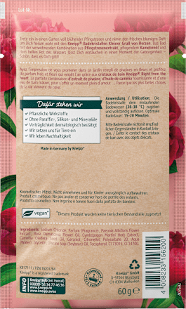 Badesalz Kleiner Gruß von Herzen Kneipp