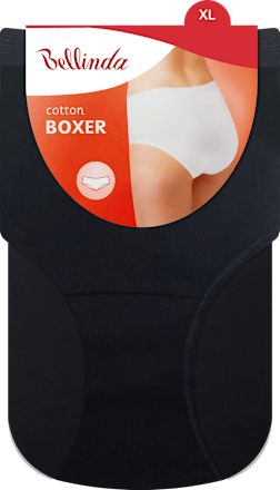 kalhotky BOXER cotton, velikost XL, černé Bellinda