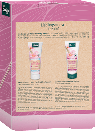 Geschenkset Lieblingsmensch 2tlg Kneipp