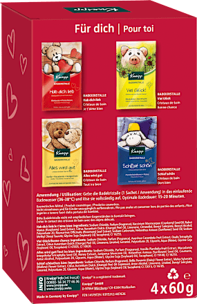 Darčekové balenie solí do kúpeľa Für Dich Kneipp