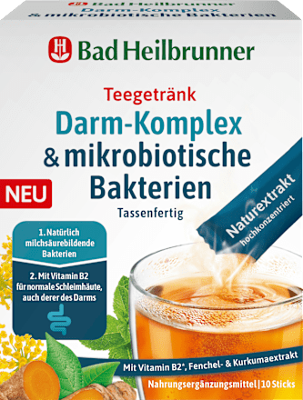 Tee Darm-Komplex & mikrobiotische Bakterien (10 x 1g) Bad Heilbrunner