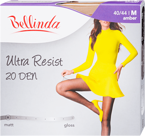 Harisnya, ultra resist, 20DEN, amber, M Bellinda