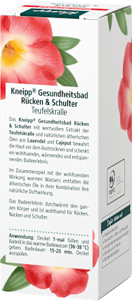 Badezusatz Rücken & Schulter Kneipp