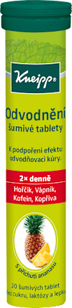 šumivé tablety na odvodnění Kneipp