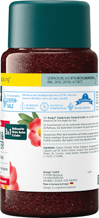 Badekristalle Rückenwohl Kneipp